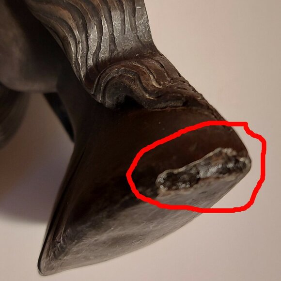 SHAKESPEARE wife ANNE HATHAWAY Wall Hanging Art Decor 8" Fiberglass ? - Picture 4 of 4